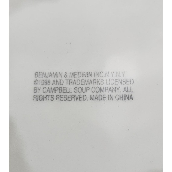 Vintage NIB 1998 Campbell Soup Mug Benjamin Medwin Collectible Chef - Picture 10 of 10